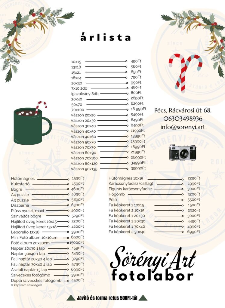 Hűtőmágnes Kulcstartó Bögre A4 puzzle A3 puzzle Díszpárna Plüss nyuszi, maci Színváltós bögre Hajlított üveg keret 10x15 Hajlított üveg keret 13x18 3 képes képtartó Leporello Mini Fotó album 10x10